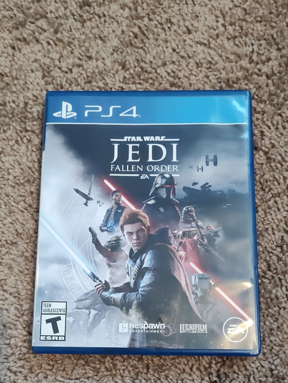Sony PS4 Star Wars Jedi: Fallen Order — Blue Case Cover